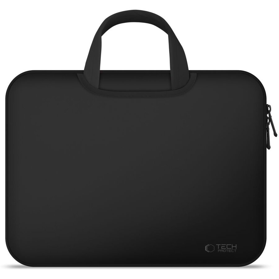 Geanta Neopren Bag Compatibila cu Laptop 13/14Inch Negru