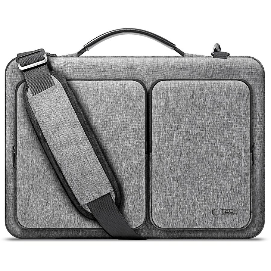 Defender Bag compatibila cu laptop 15/16 inch Grey