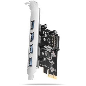 Adaptor PCEU-430RS Axagon PCIe Controller 4x Ext USB-A 5Gbps Alb