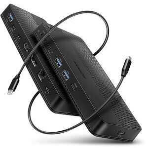 Docking Station HMC-U4 Dual 4K Audio USB4 USB-A USB-C HDMI DisplayPort Ethernet PD SD/microSD Slot