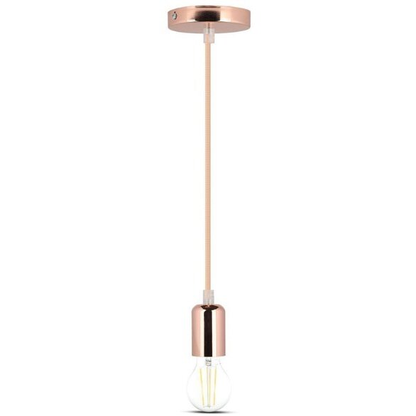 Pendul Tavan V-Tac Soclu E27 Metal Gold Rose