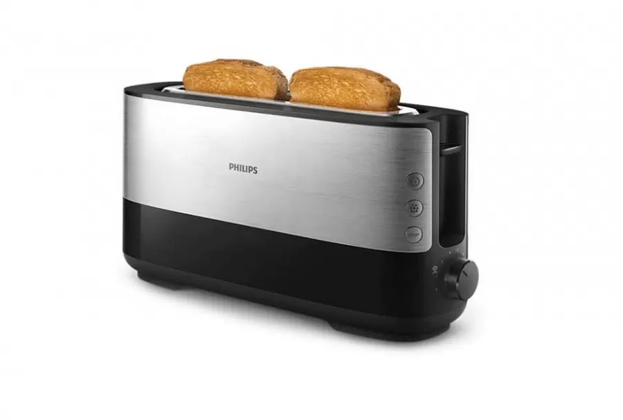 Prăjitor de Pâine Philips Viva Collection HD2692/90 950W Negru/Argintiu
