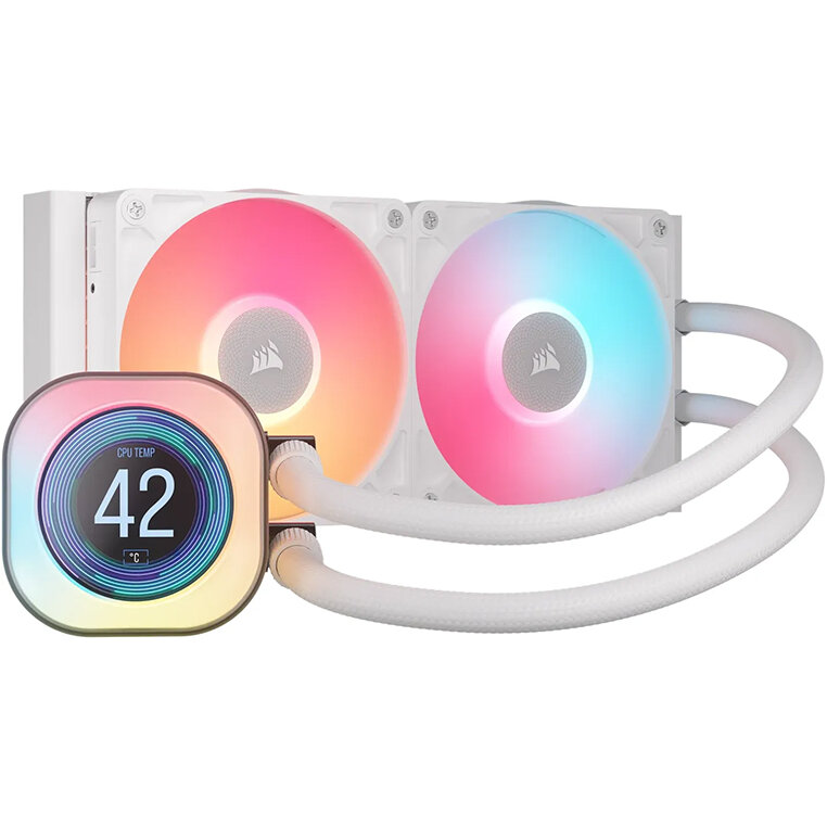Cooler procesor iCUE LINK Titan 240 RX LCD RGB White