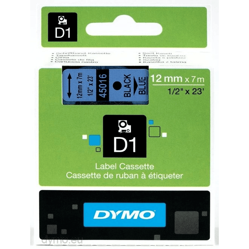 Ribon Imprimanta Dymo 12mm x 7m Black Blue