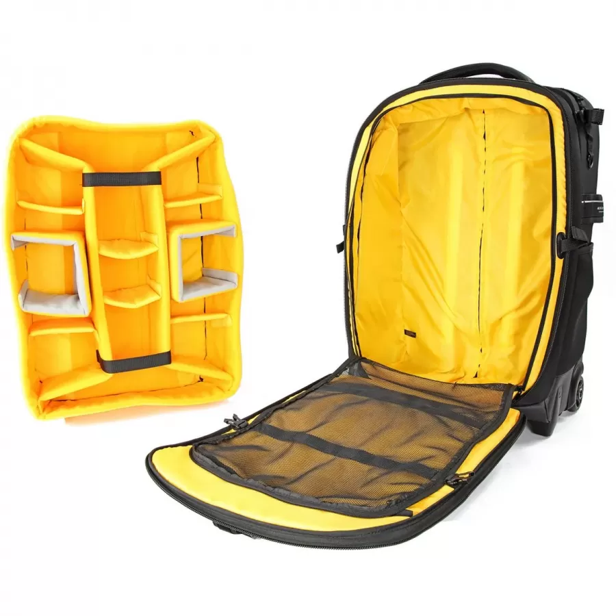 Rucsac Tip Troller Vanguard Alta Fly 62T Multiple Compartimente Max 20kg Negru