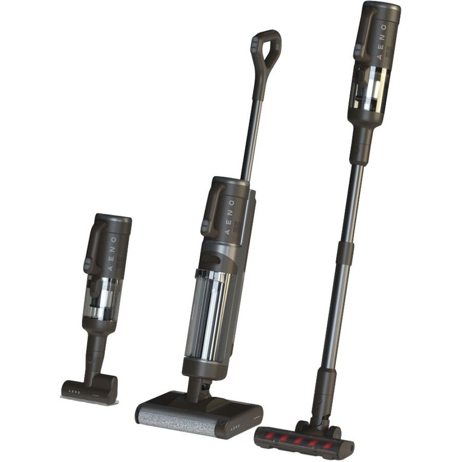 Aspirator Vertical ATC0001 Curatre Uscata Si Umeda 3-In-1 200W Li-Ion 4000mAh 14kPa Autonomie Pana La 45min Gri/Negru
