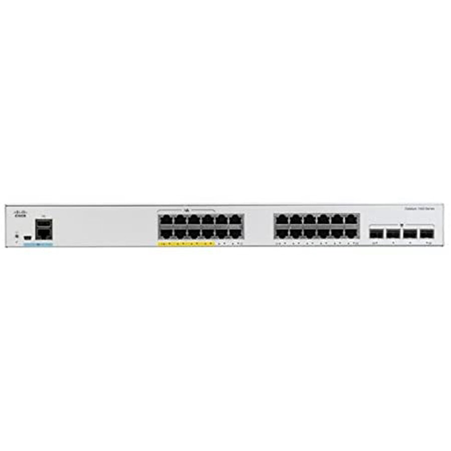 Switch Catalyst 1000 24PORT GE/FULL POE 4X10G SFP Alb