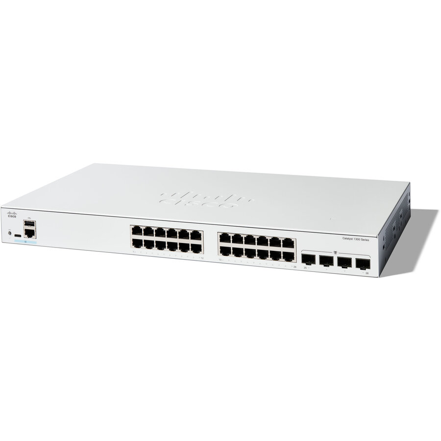 Switch Catalyst 1300 24-PORT GE 4X1G/SFP Alb