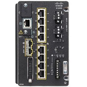Switch Catalyst IE3300 W/ 8 GE COPPER/2 10G SFP Modular NE Gri