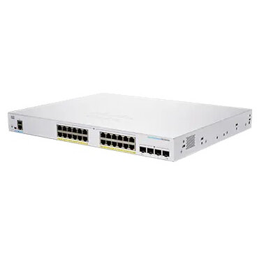 Switch CBS250 Smart 24-port GE Full PoE 4x10G SFP+ Alb