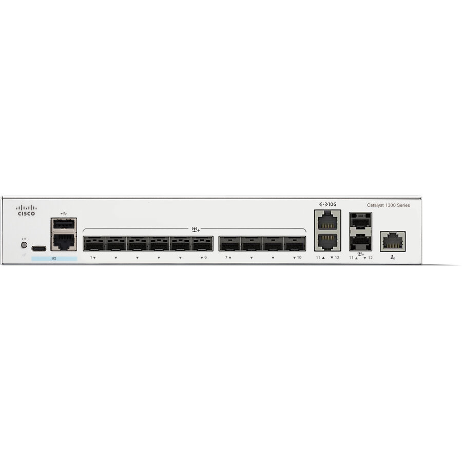 Switch Catalyst 1300 12-Port Sfp+/2 X10 Ge Shared Alb