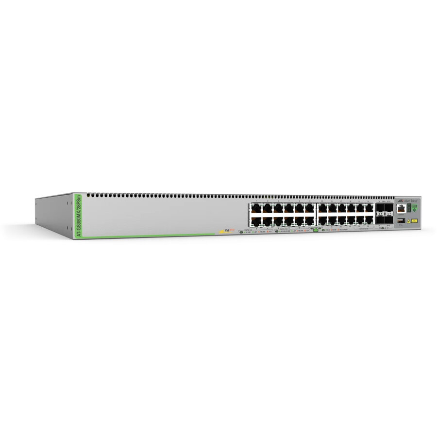 Switch L3 STACK 20X10/100/1000-/T POE+ 4X100M/1G/2.5G/5G-T POE+ - imagine 2