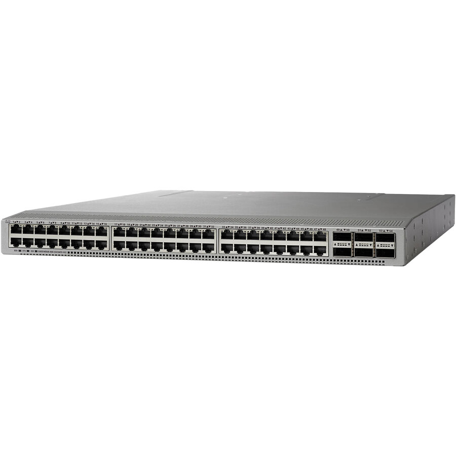 Switch Nexus 9300 48p 1/10/25G 6p 40/100G MACsec UP. SyncE Gri