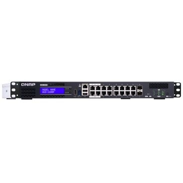 Switch QNAP QGD-1600P 16  Smart Rack  Negru