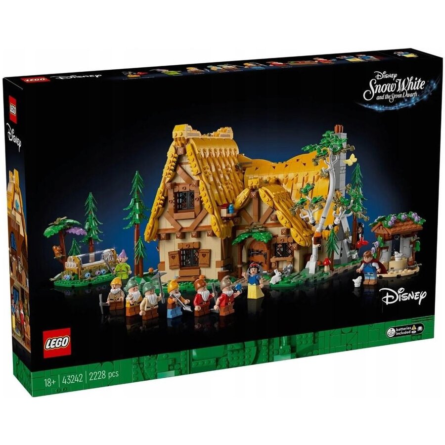 LEGO Disney 43242 Alba Ca Zapada Si Cabana Celor Sapte Pitici