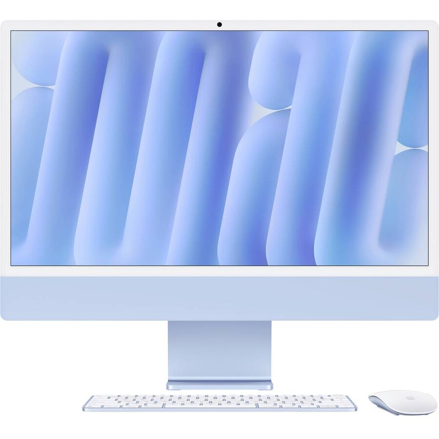 Sistem All in One iMac 24inch 4.5K M4 10-Core 24GB 512GB SSD macOS Blue