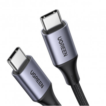 Cablu Date si Incarcare USB-C - USB-C US535 240W 2m Gri