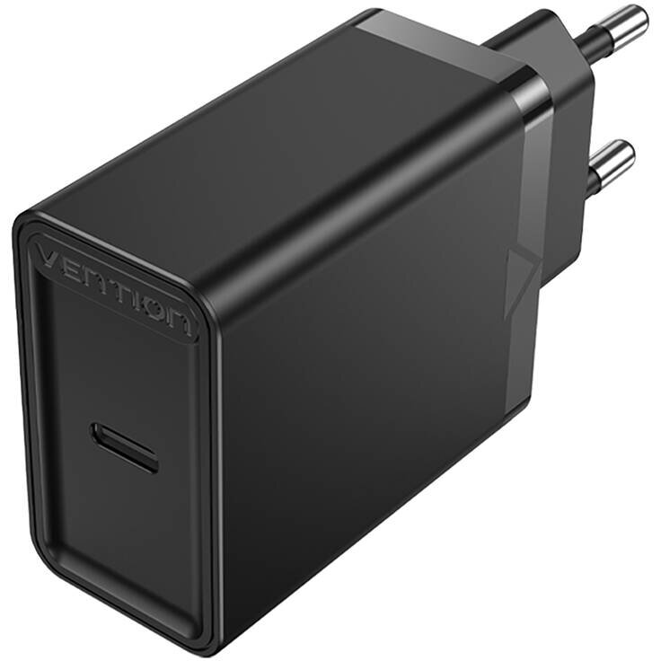Incarcator retea Vention FAIB0-EU, USB-C, 30W, Negru - imagine 2