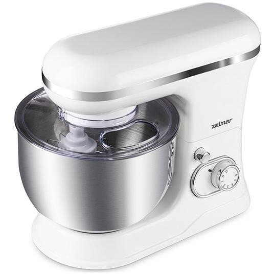 Mixer Cu Bol Zelmer ZKR1350 1200W 5l Inox Alb — imaginea 3