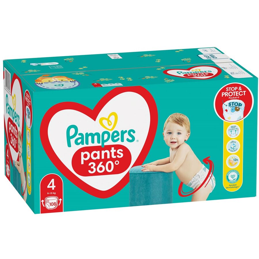 Scutece Chilotel Pants Marimea 4 9-15KG 108 Bucati