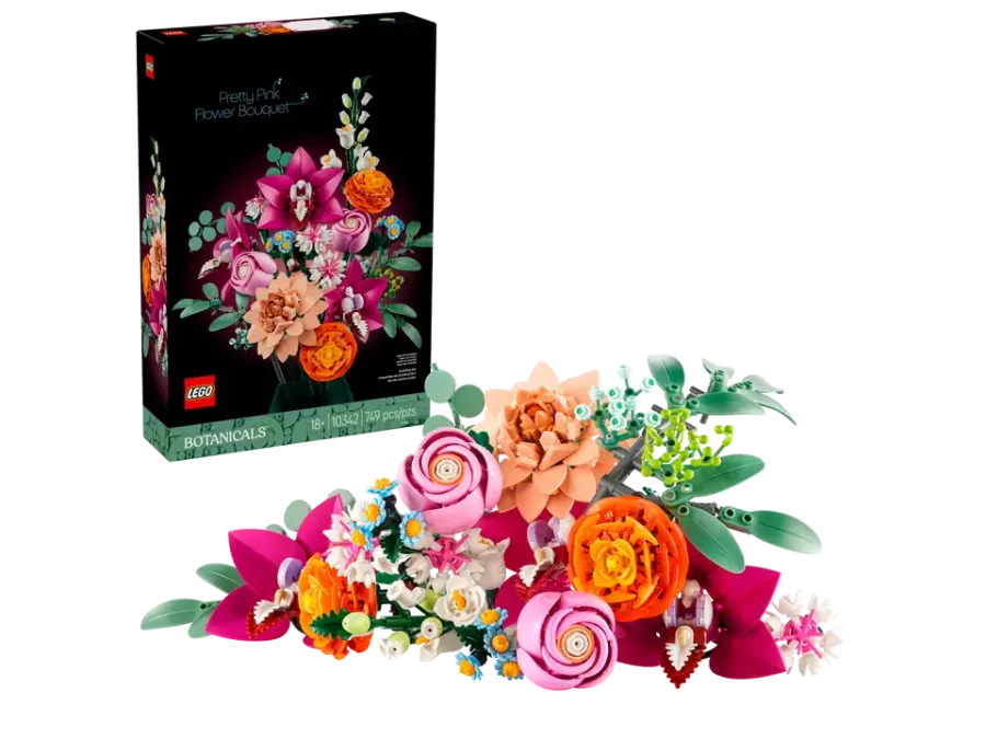 LEGO Buchet De Flori Roz Numar Piese 749 Varsta 18 + Ani