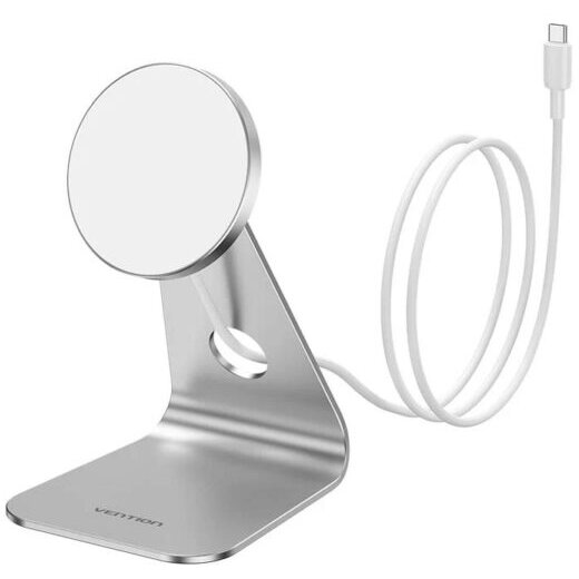 Incarcator Wireless MagSafe 15W Magnetic Argintiu