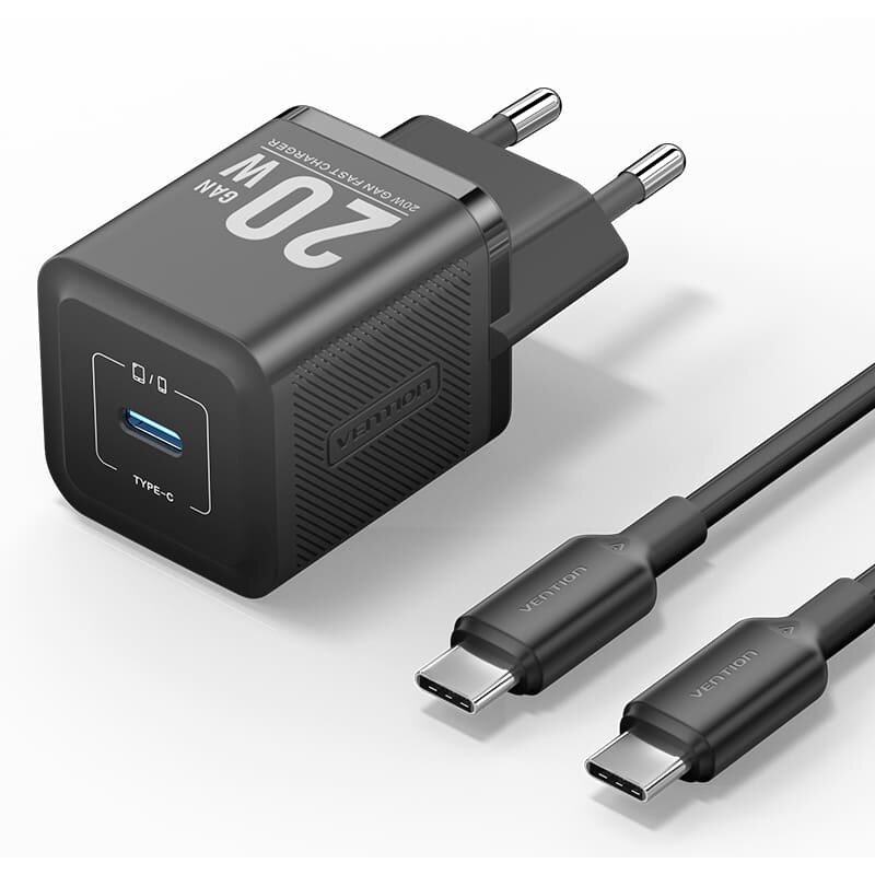 Incarcator Retea 20W 1 x USB-C Negru