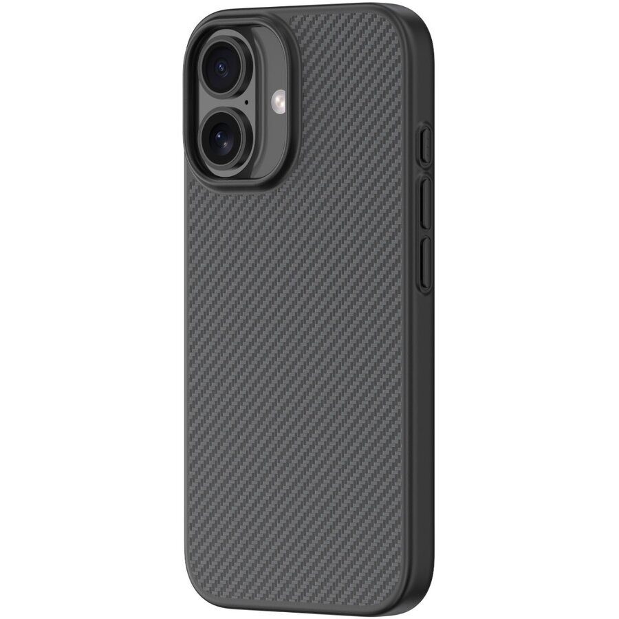 Husa Devia Kevlar Series Ultra-thin MagSafe Shockproof iPhone 16 Negru