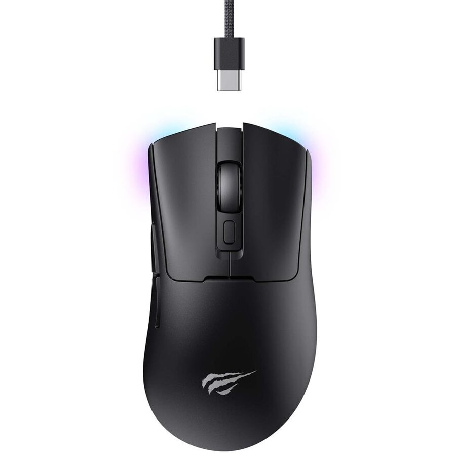 Mouse MS966WB Gaming Wireless Optic 500mAh 10000DPI RGB Negru