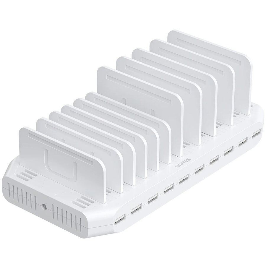 Statie Incarcare 10X USB 2.4A 60W  Alb