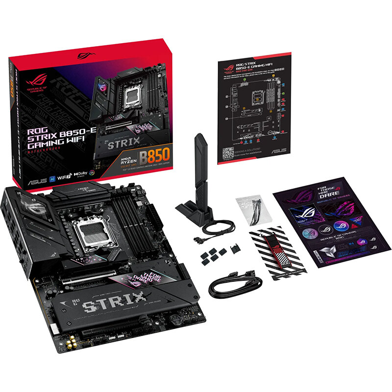 Placa de baza Asus ROG Strix B850-E Gaming WIFI AMD AM5 ATX — imaginea 6