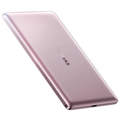 Baterie Externa Mini 5000mah Roz