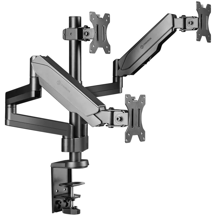 Suport TV G280-B Onkron Triple Monitor Desk Mount Stand 13-32Inch 8kg Negru