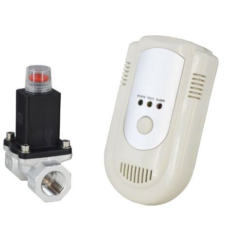 Kit Detector Gaz cu Electrovalva GH401 Racord 3/4