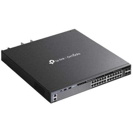 Switch Omada Tp-Link, 24 x porturi Gigabit, PoE++, 4 x SFP+ 10G, 2 x USB, 720W, L3 Managed, SDN Cloud, SG6428XHP - imagine 2