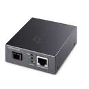 Gigabit WDM FC311A-20 1x Gigabit RJ45 Half-Duplex/Full-Duplex SC Single-mode Fiber 1x Gigabit SC Fiber Port pana la 20KM Negru