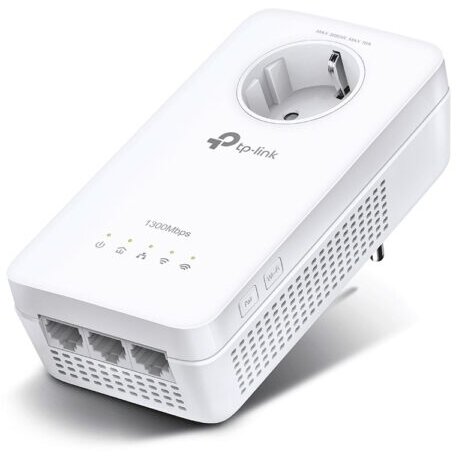 Adaptor Powerline AV1300 Gigabit TL-WPA8631P Dual-Band Wi-Fi 1300Mbps 3x Gigabit LAN 1x Schuko Alb