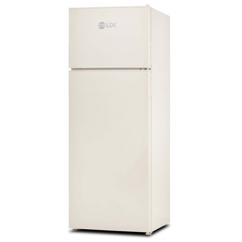 Frigider cu 2 Usi LF-220EB Less Frost 213L H 144CM Iluminare LED Clasa E Bej