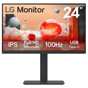 Monitor IPS LED LG 23.8inch 24BA750-B Full HD 1920 x 1080 HDMI DisplayPort Boxe Pivot Negru