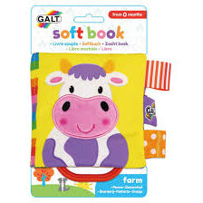 Jucarie Educativa Carticica Moale Farm Multicolor