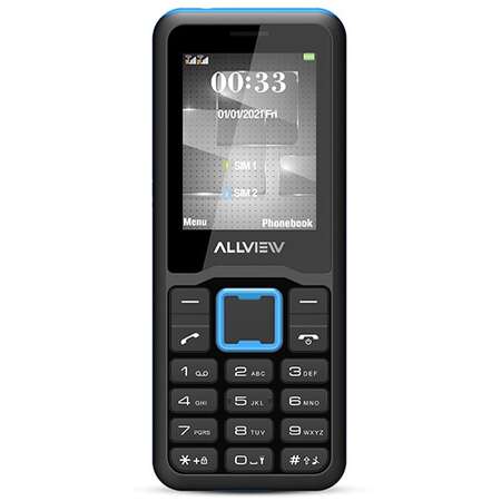 Telefon Allview M30STARK Dual Sim 2G Negru Cu Insertie Albastra