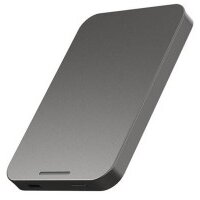 Baterie Externa MB1-5000X Magsafe 5000mAh Pentru iPhone Incarcare Wireless Cyberpunk Style Argintiu