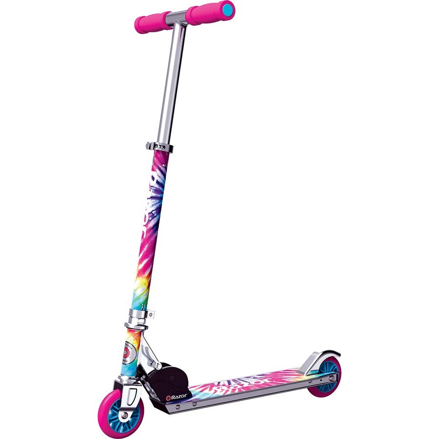 Trotineta Copii A Tie-Dye Frana Spate +5ani Multicolor