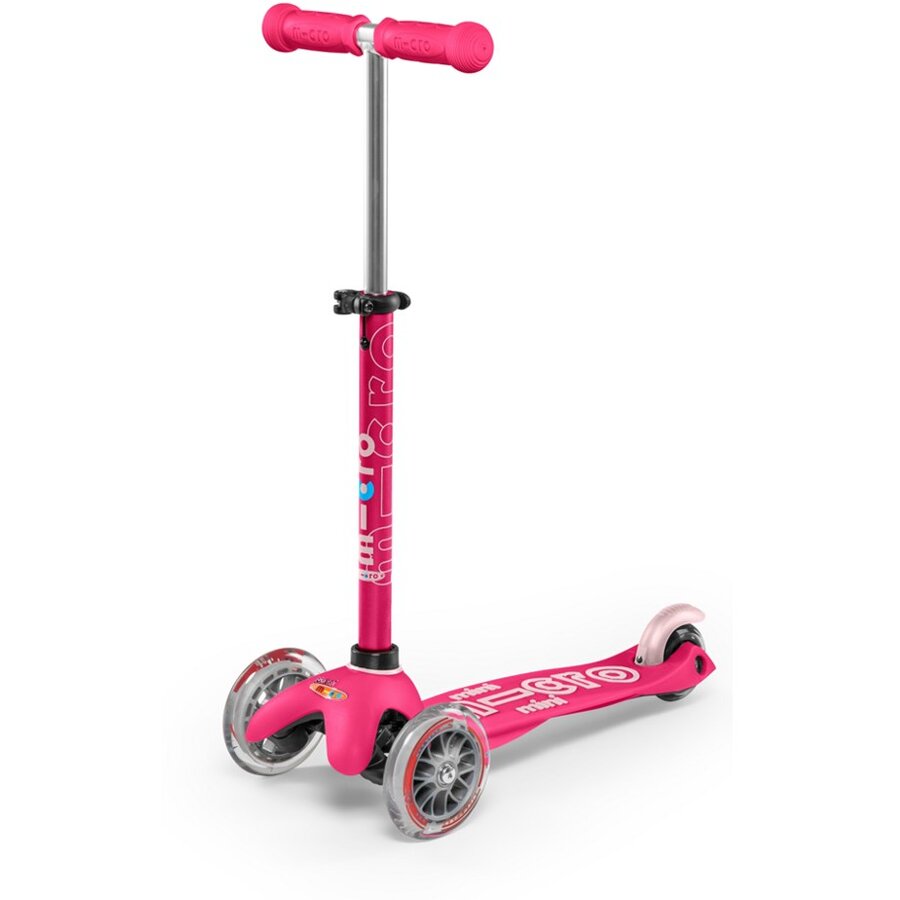 Trotineta Copii Deluxe 3 Roti Maxim 35kg Frana De Picior Varsta 2-5ani Roz