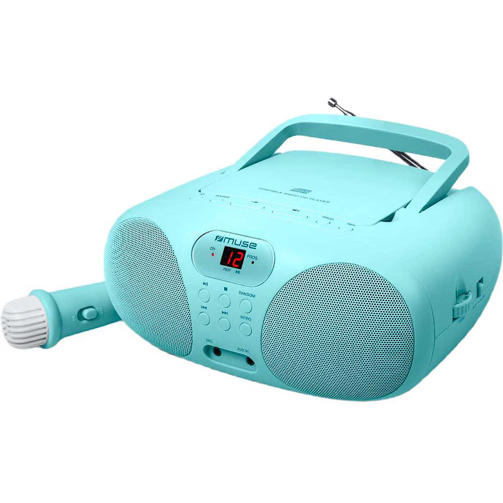 Sistem audio Muse MD-203 KB, CD, Radio, MP3, Albastru - imagine 2