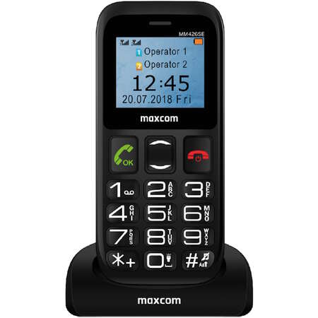 Telefon Mobil MaxCom MM426 SE Dual Sim 2G Negru