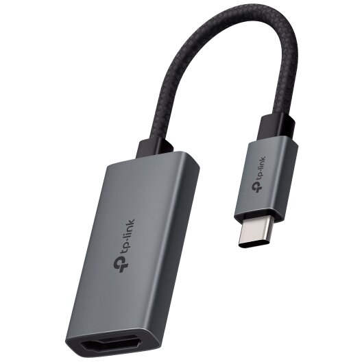 Adaptor Video TP-Link UA520C USB Type-C (T) la HDMI (M) 4K(3840 x 2160) 60Hz Gri — imaginea 3