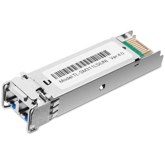 Modul MiniGBIC SM311LS  Single-mode Conector LC pana la 10KM Argintiu