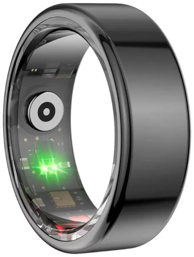 Smart Ring COLMI R02 Mărime 10 Diametru 19.8MM Negru — imaginea 3