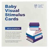 Set 16 Carduri Stimulare Vizuala Bebe 1 - 3 ani Cartonase Bebelusi Cu Imagini Color Interactive